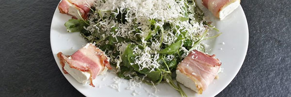 Proteinhaltiges Fitness Rezept mit Fetakäse und Salat